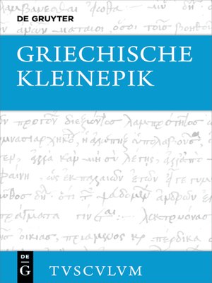 cover image of Griechische Kleinepik